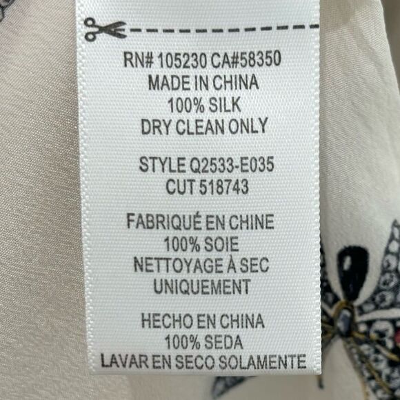 EQUIPMENT Bug print silk shirt - Picture 9 of 10